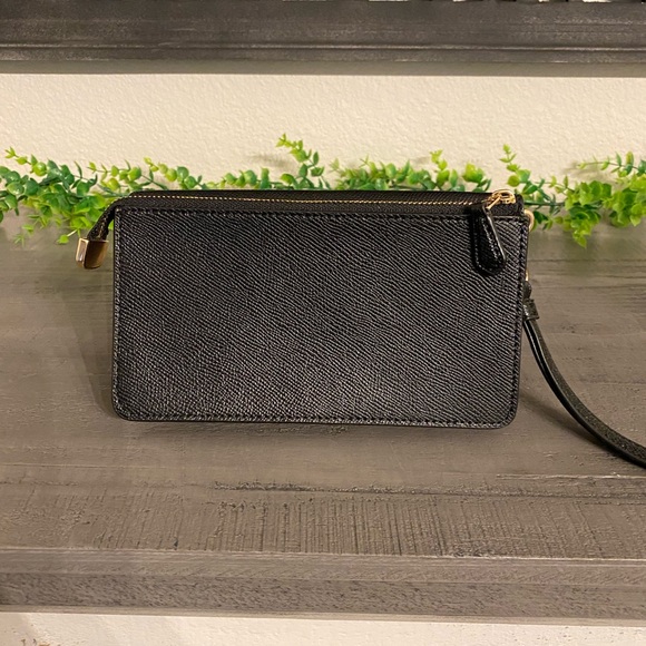 Coach Textured Black Clutch/Wristlet